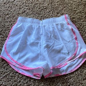 Nike Tempo Womens white shorts in size S